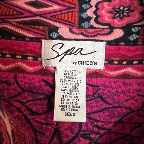 Chico's Patchwork Jacket - Picture 4 of 5